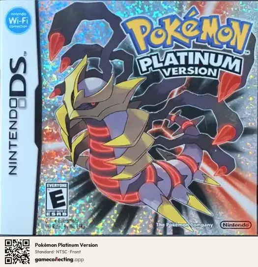 Pokémon Platinum Version Nintendo DS, NTSC box front