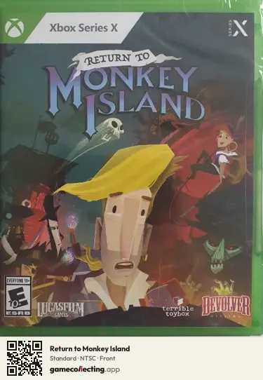Return to Monkey Island Xbox Series X, NTSC box front