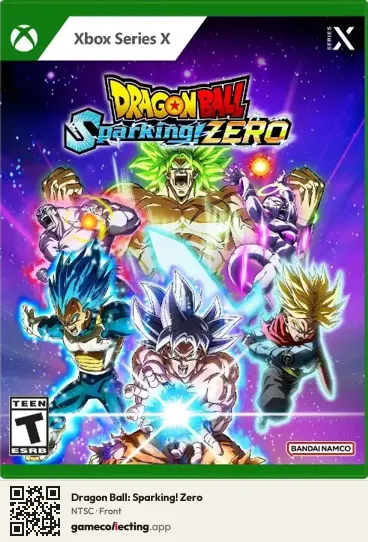Dragon Ball: Sparking! Zero Xbox Series X, NTSC box front