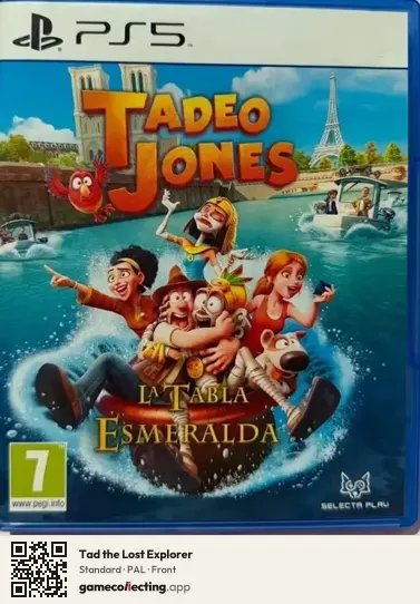 Tad the Lost Explorer PlayStation 5, PAL box front