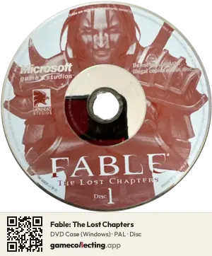 Fable: The Lost Chapters Computer, PAL disc
