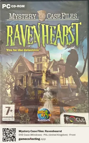 Mystery Case Files: Ravenhearst Computer, United Kingdom box front