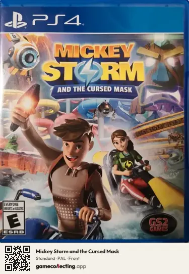 Mickey Storm and the Cursed Mask PlayStation 4, PAL box front