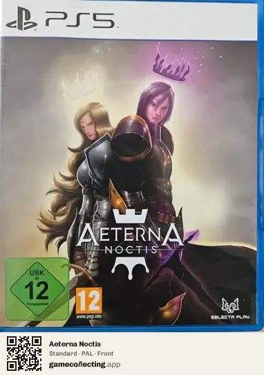 Aeterna Noctis PlayStation 5, PAL box front