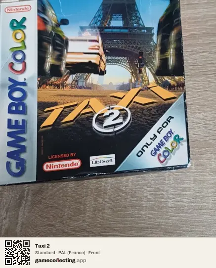 Taxi 2 Game Boy Color, France box front