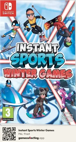 Instant Sports Winter Games Nintendo Switch, PAL box front