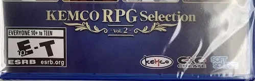 Kemco RPG Selection Vol. 2, the ESRB box on its front