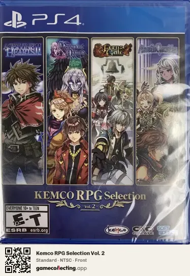 Kemco RPG Selection Vol. 2 PlayStation 4, NTSC box front