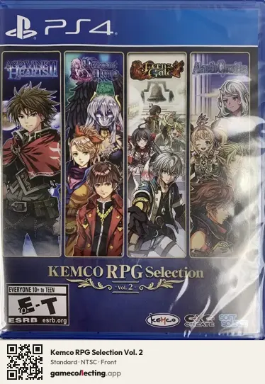 Kemco RPG Selection Vol. 2 PlayStation 4, NTSC box front