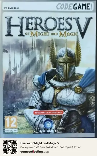 Heroes of Might and Magic V Computer, Spain box front