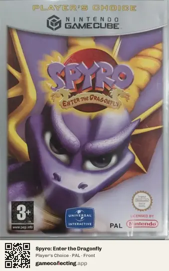 Spyro: Enter the Dragonfly Nintendo GameCube, PAL box front