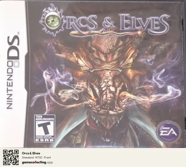 Orcs & Elves Nintendo DS, NTSC box front