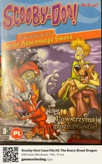 Scooby-Doo! Case File #2: The Scary Stone Dragon Computer, PAL box front