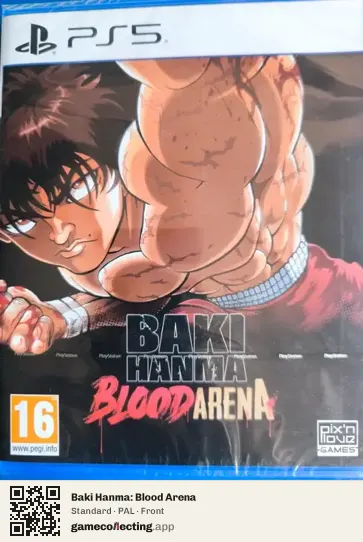 Baki Hanma: Blood Arena PlayStation 5, PAL box front