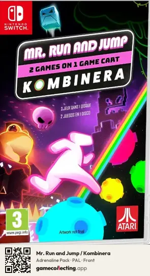 Mr. Run and Jump / Kombinera Nintendo Switch, PAL box front