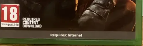 Call of Duty: Black Ops 6, the PEGI square on its front
