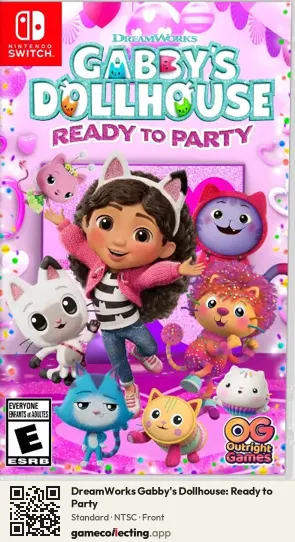 DreamWorks Gabby's Dollhouse: Ready to Party Nintendo Switch, NTSC box front