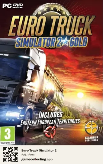Euro Truck Simulator 2 Computer, PAL box front