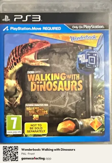Wonderbook: Walking with Dinosaurs PlayStation 3, PAL box front