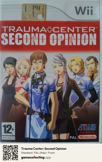 Trauma Center: Second Opinion Nintendo Wii, Italy box front