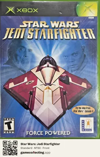 Star Wars: Jedi Starfighter Xbox, NTSC box front
