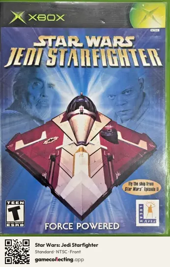 Star Wars: Jedi Starfighter Xbox, NTSC box front