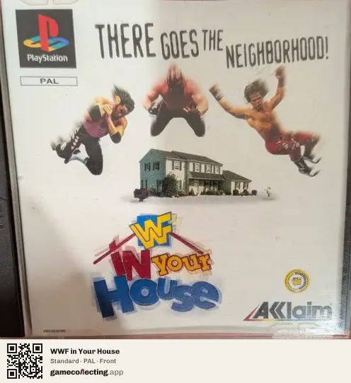 WWF in Your House PlayStation, PAL box front