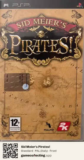 Sid Meier's Pirates! PlayStation Portable, Italy box front
