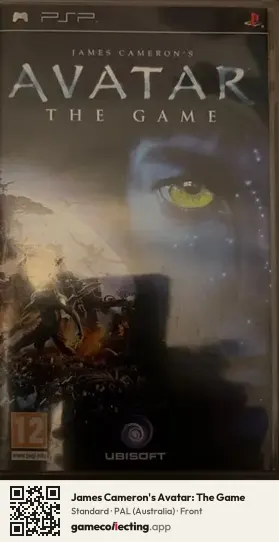 James Cameron's Avatar: The Game PlayStation Portable, Australia box front