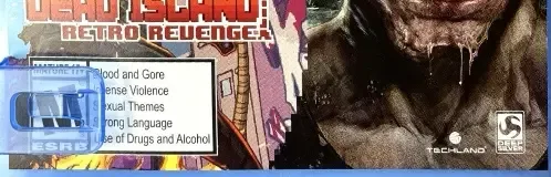Dead Island Definitive Collection, the ESRB box on its front