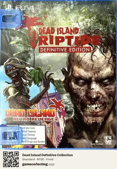 Dead Island Definitive Collection PlayStation 4, NTSC box front