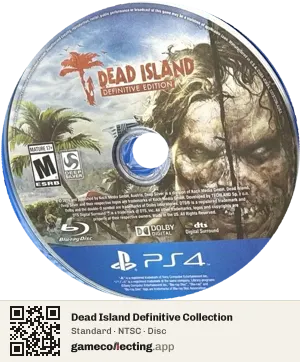 Dead Island Definitive Collection PlayStation 4, NTSC disc
