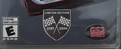 Super Woden GP: Podium Edition, the ESRB box on its front