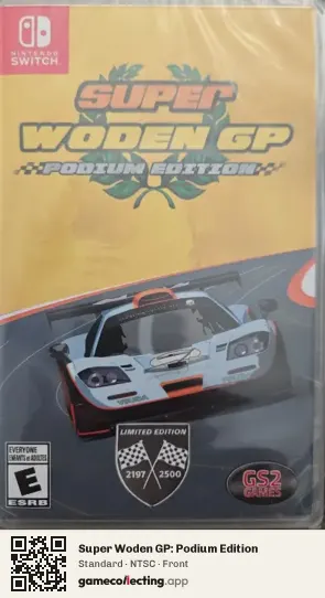 Super Woden GP: Podium Edition Nintendo Switch, NTSC box front
