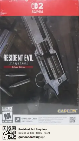 Resident Evil Requiem Nintendo Switch 2, NTSC box front