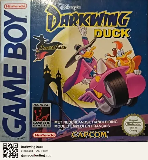 Darkwing Duck Game Boy, PAL box front
