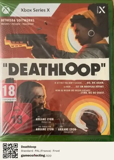Deathloop Xbox Series X, France box front
