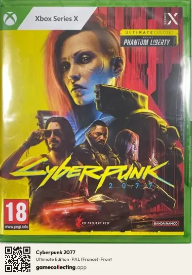 Cyberpunk 2077 Xbox Series X, France box front