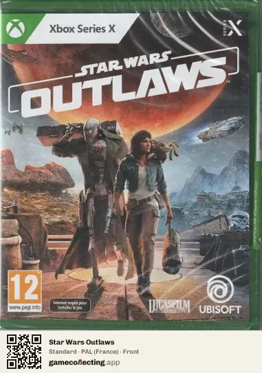 Star Wars Outlaws Xbox Series X, France box front