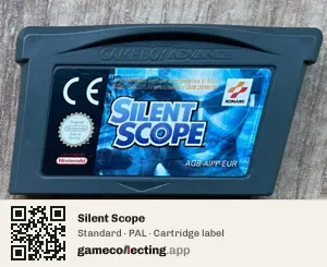 Silent Scope Game Boy Advance, PAL cartridge label