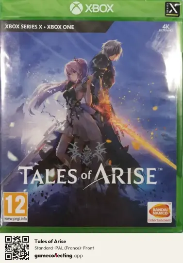 Tales of Arise Xbox Series X, France box front