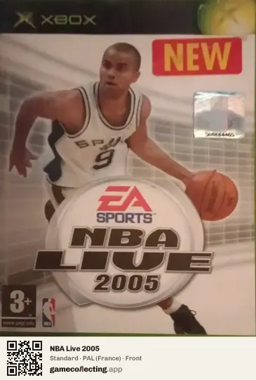 NBA Live 2005 Xbox, France box front