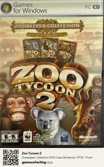 Zoo Tycoon 2 Computer, NTSC box front