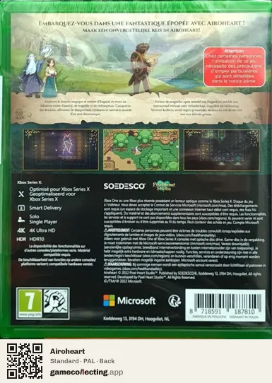 Airoheart Xbox One, PAL box back