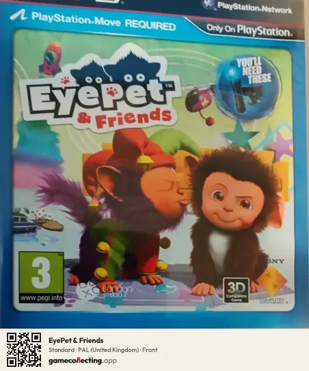EyePet & Friends PlayStation 3, United Kingdom box front