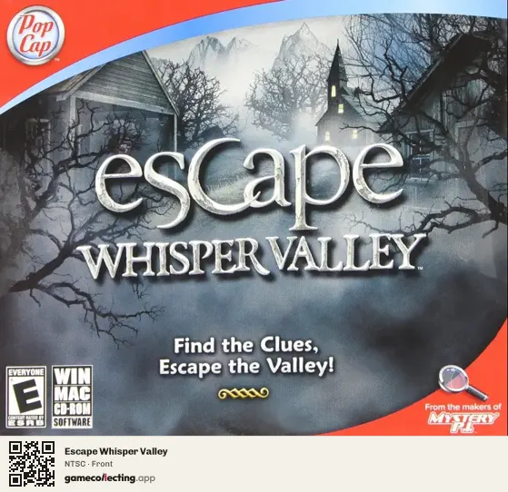 Escape Whisper Valley Computer, NTSC box front