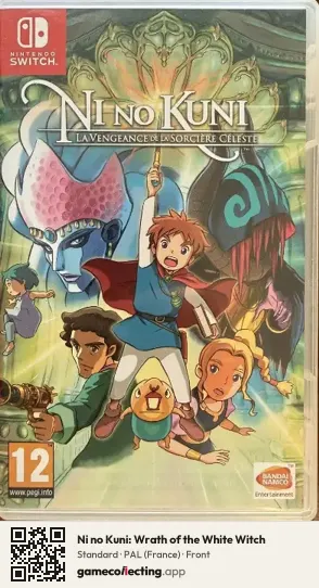 Ni no Kuni: Wrath of the White Witch Nintendo Switch, France box front