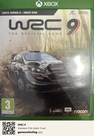 WRC 9 Xbox Series X, Italy box front