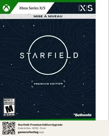 Starfield: Premium Edition Upgrade Xbox Series X, NTSC box front