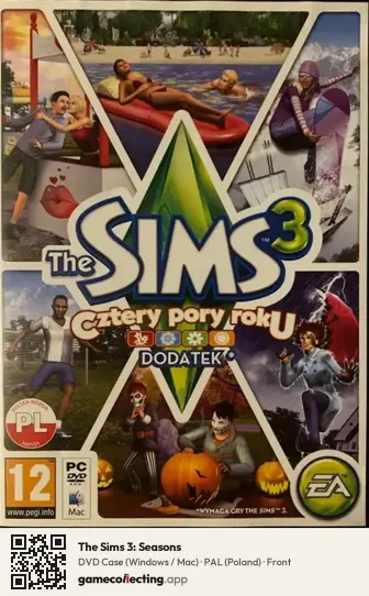 The Sims 3: Seasons Computer, Poland box front